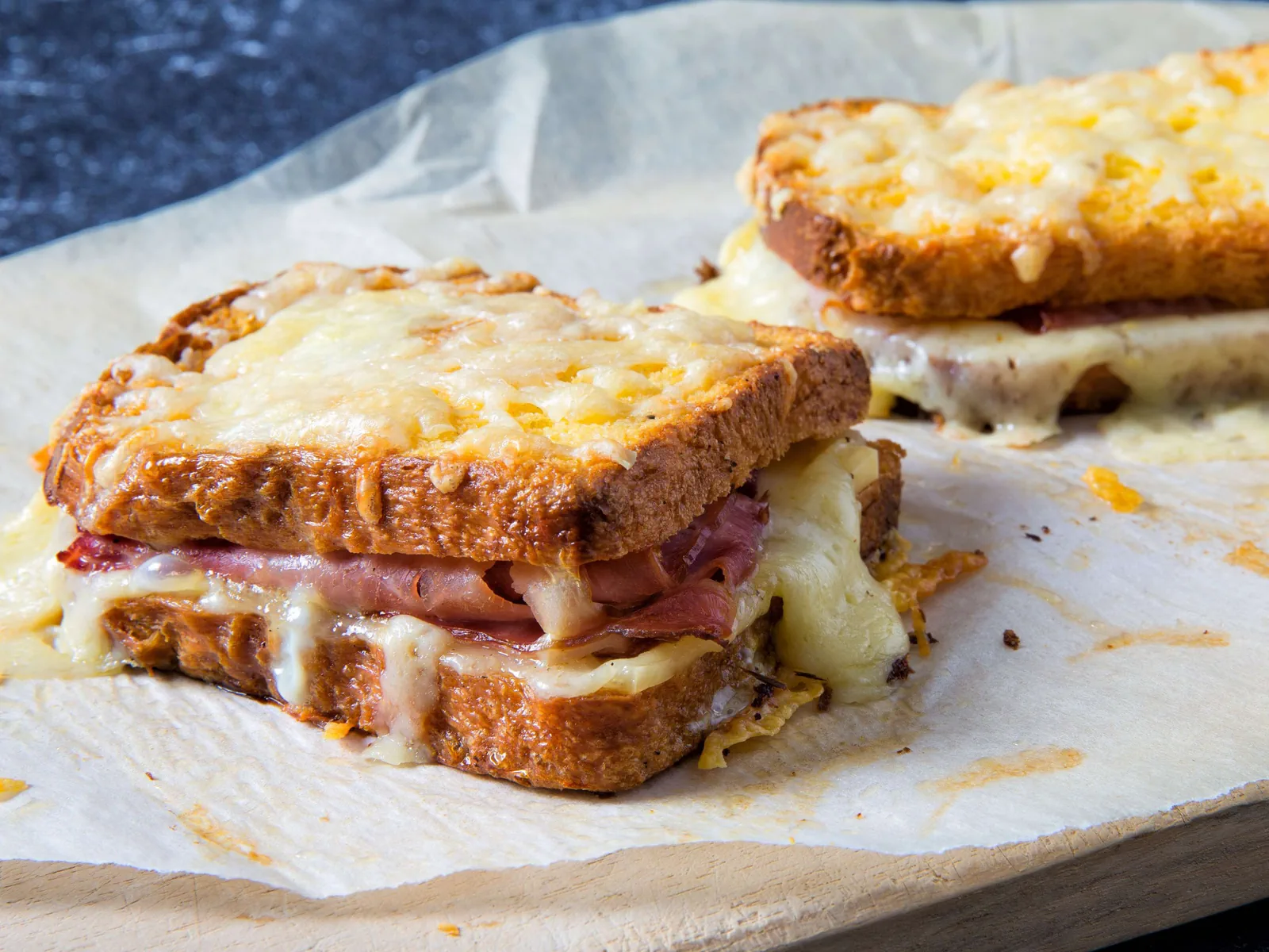 Croque-monsieur au four